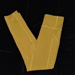 Lululemon Mustard Yellow Active Leggings